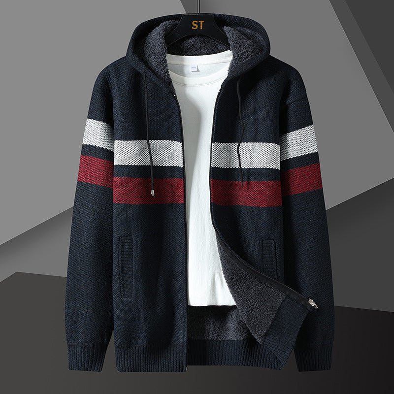 Men's Zip-Through Hoodie with Teddy Lining - photo 2