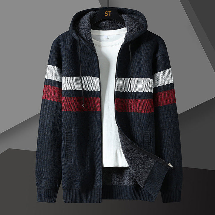 Men's Zip-Through Hoodie with Teddy Lining - photo 2