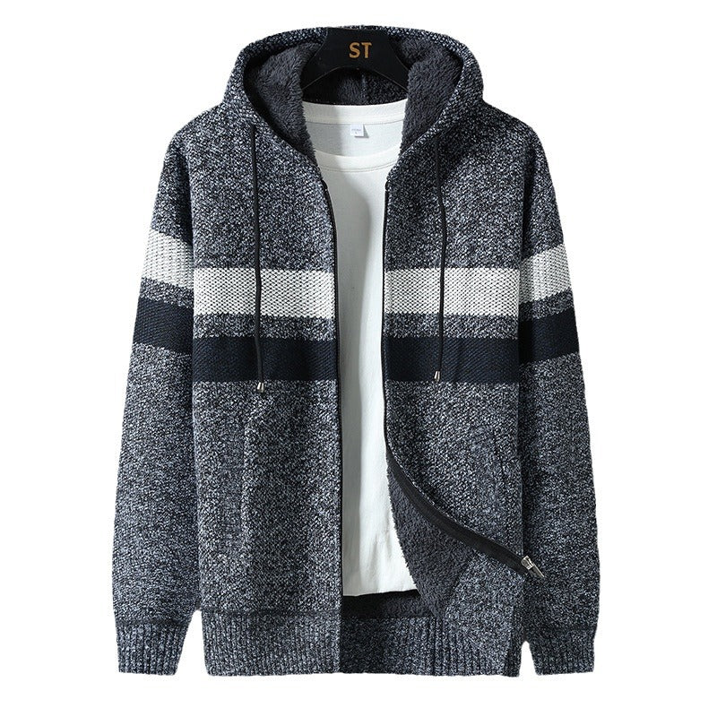 Men's Zip-Through Hoodie with Teddy Lining - photo 5