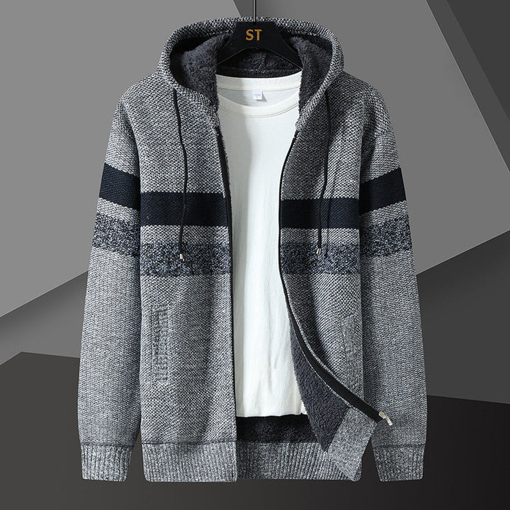 Men's Zip-Through Hoodie with Teddy Lining - photo 7