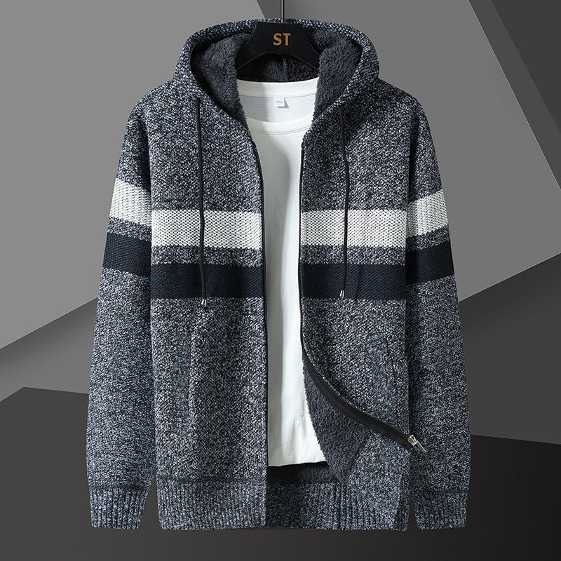 Men's Zip-Through Hoodie with Teddy Lining - photo 8
