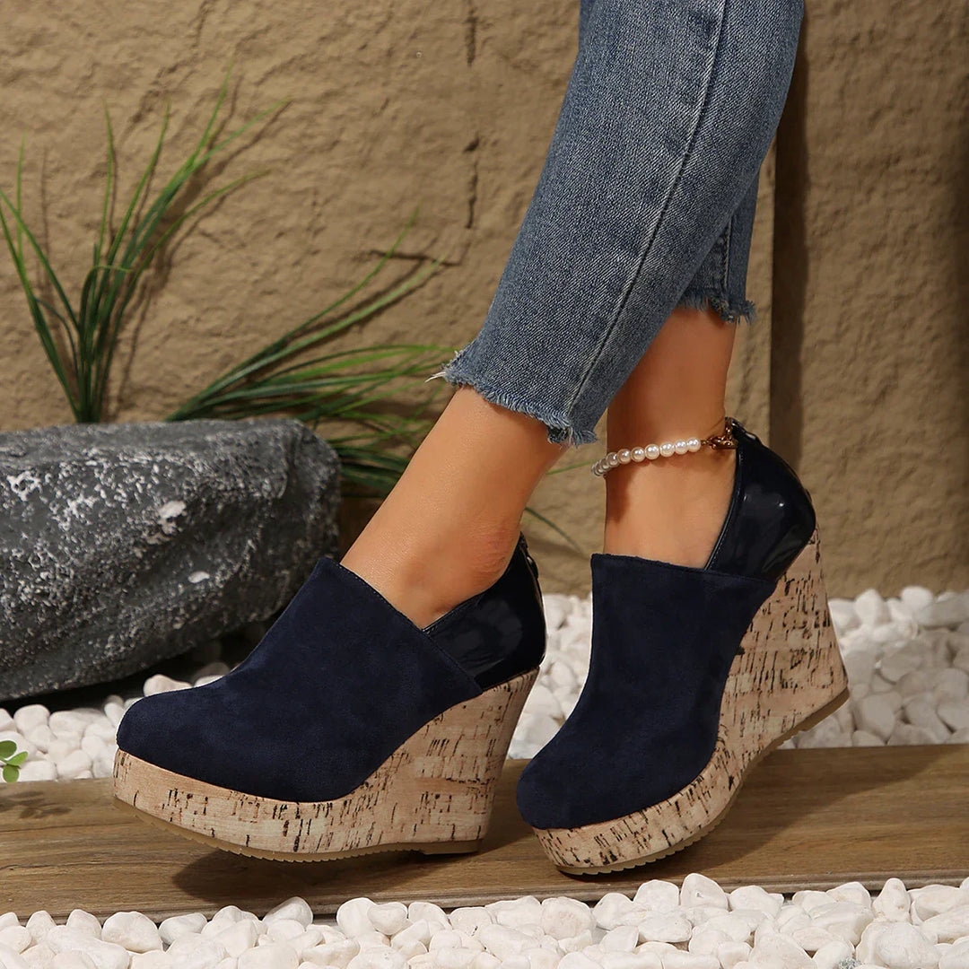 Women's Comfortable Cushioned Wedge Loafers