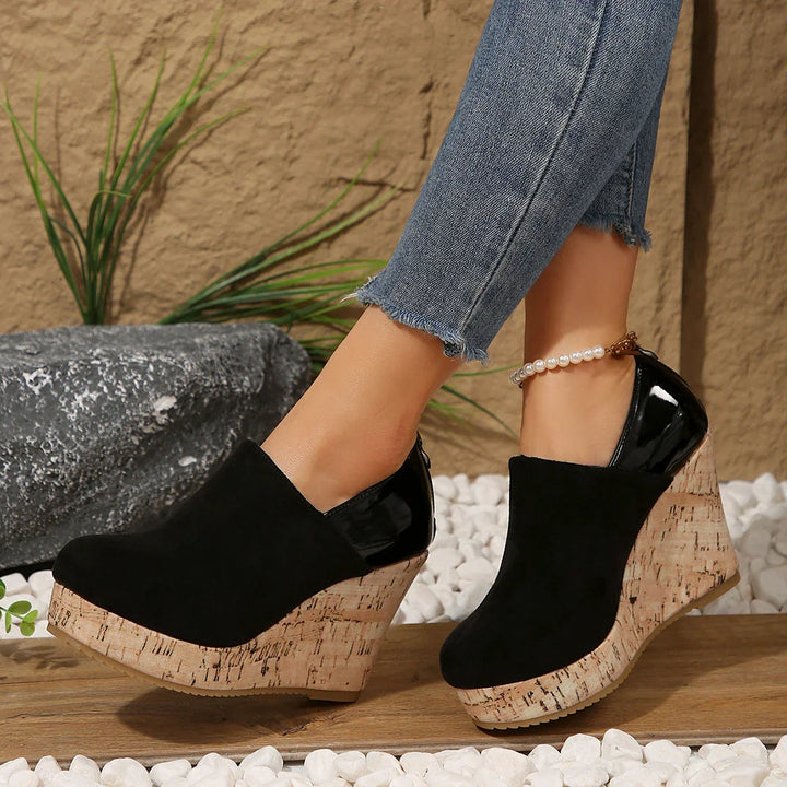 Women's Comfortable Cushioned Wedge Loafers