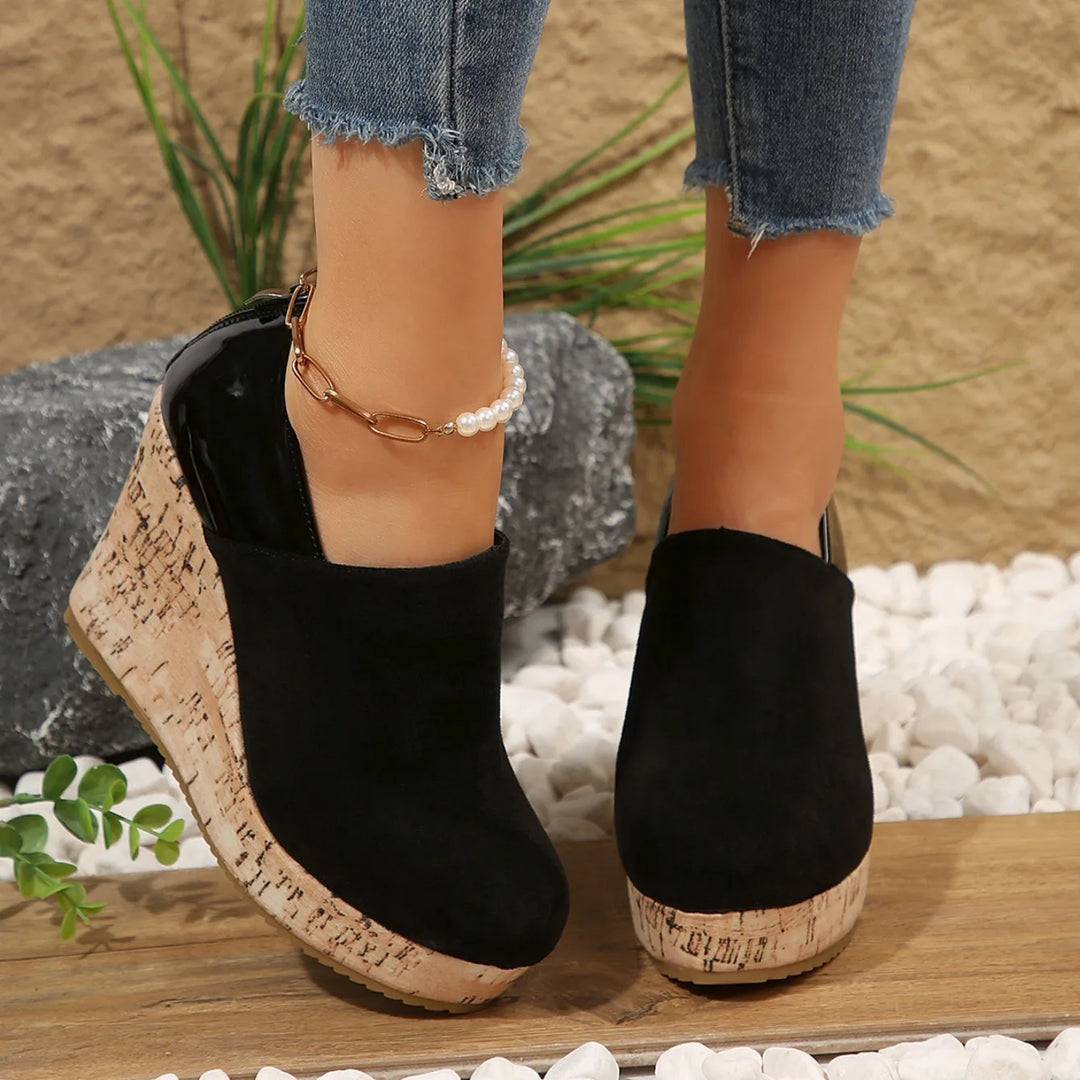 Women's Comfortable Cushioned Wedge Loafers