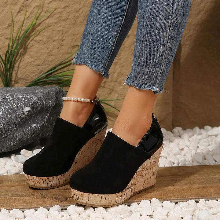 Women's Comfortable Cushioned Wedge Loafers