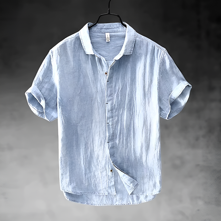 Paulino - Men's Short Sleeve Button Up Shirt