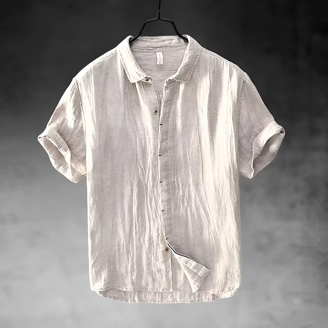 Paulino - Men's Short Sleeve Button Up Shirt