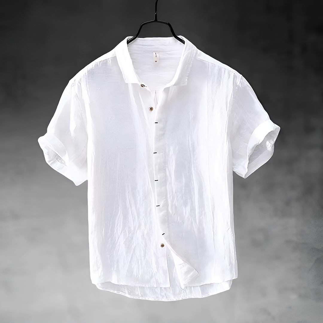 Paulino - Men's Short Sleeve Button Up Shirt