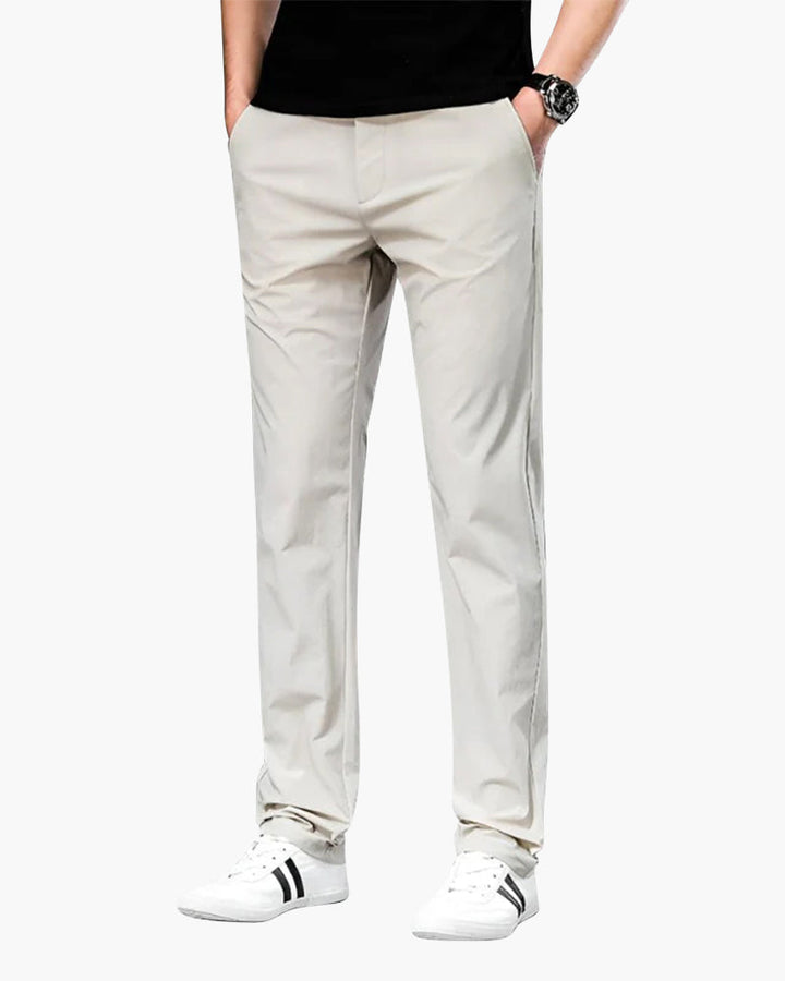 Men's Cotton Chino Trousers with a Zip Fastening - photo 1