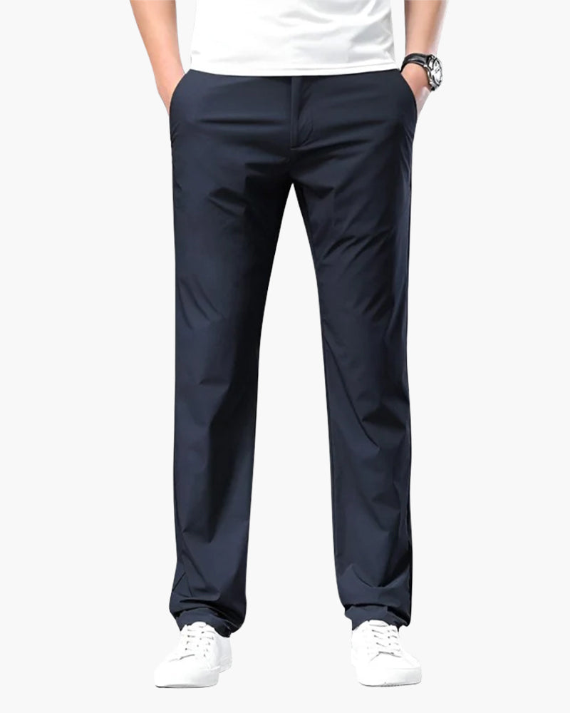 Men's Cotton Chino Trousers with a Zip Fastening - photo 3
