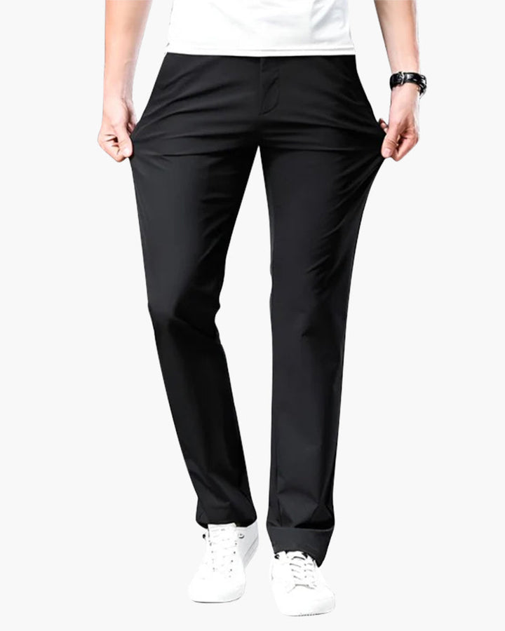 Men's Cotton Chino Trousers with a Zip Fastening - photo 4