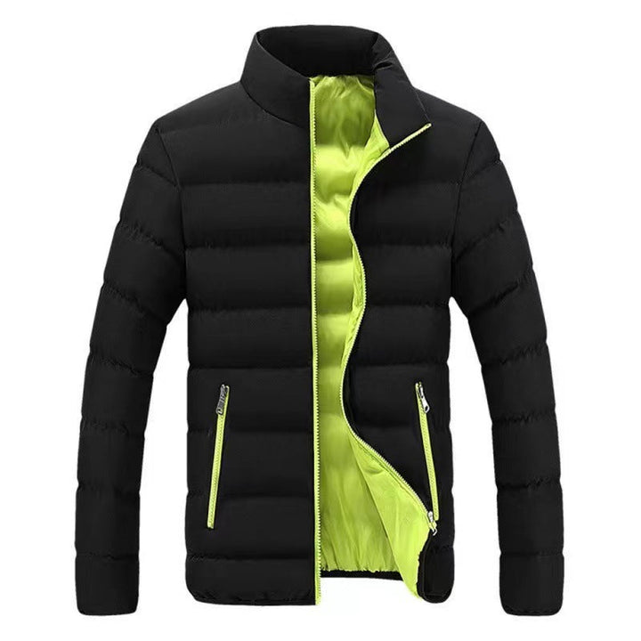Reinhold - Men's Lined Puffer Jacket with a High Collar – view 8