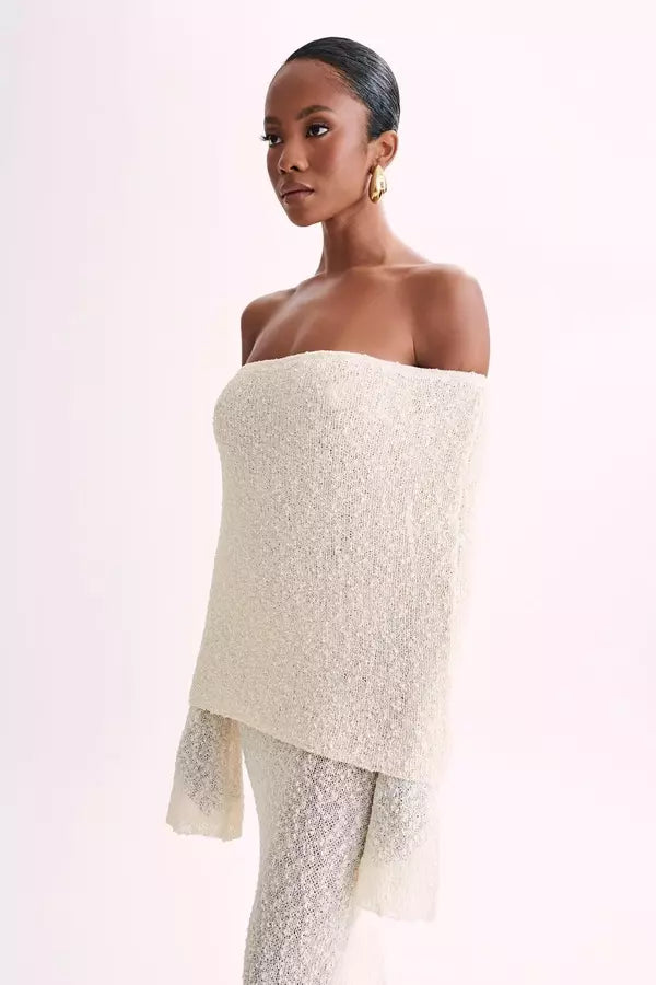 Geraldine - Women's Summer Off-Shoulder Dress
