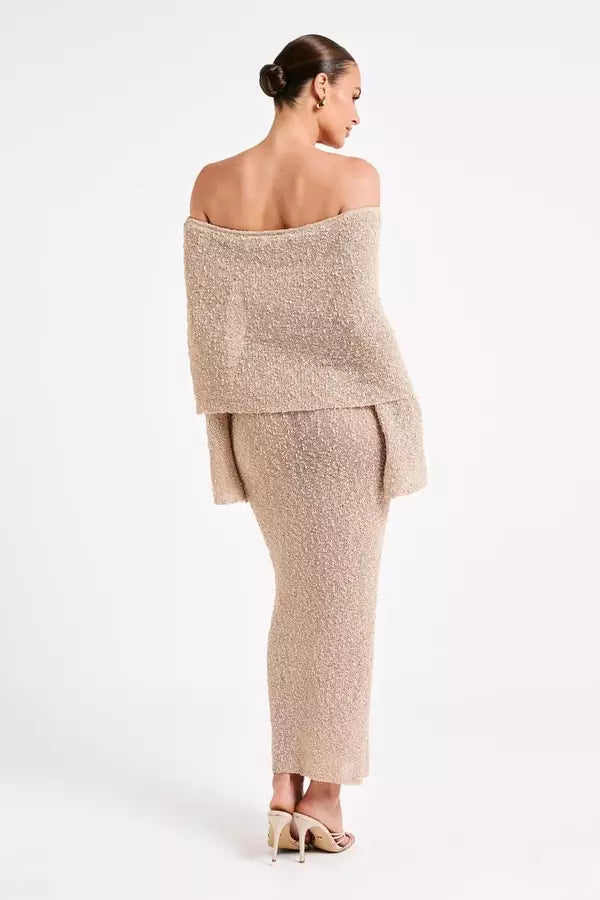 Geraldine - Women's Summer Off-Shoulder Dress
