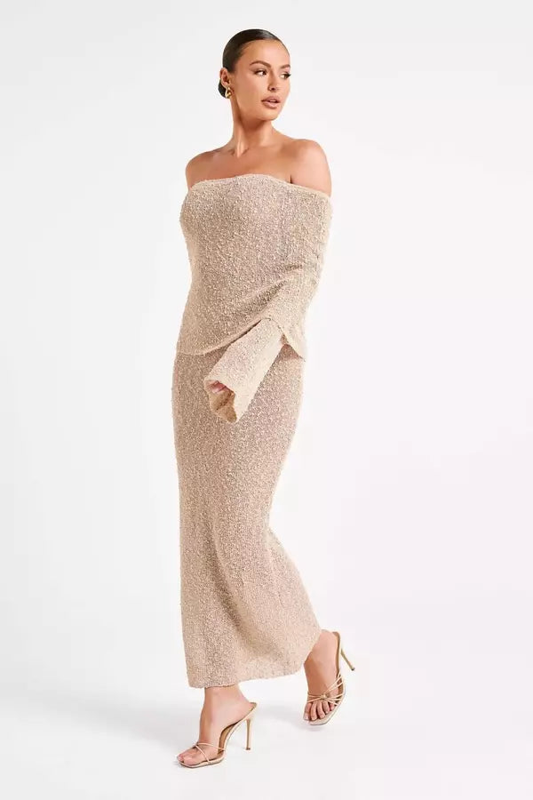 Geraldine - Women's Summer Off-Shoulder Dress