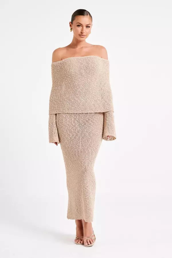 Geraldine - Women's Summer Off-Shoulder Dress