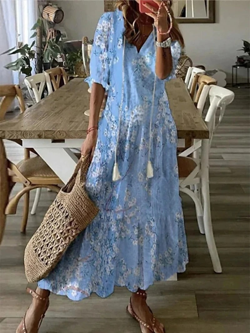 Women’s Short Sleeve Dress | Maxi