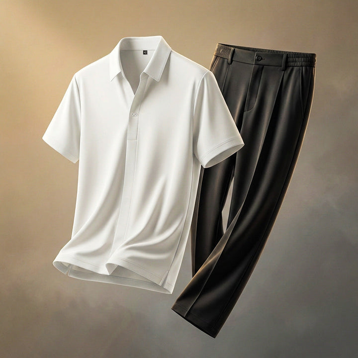 Alexander - Men's Two-Piece Polo and Trouser Set