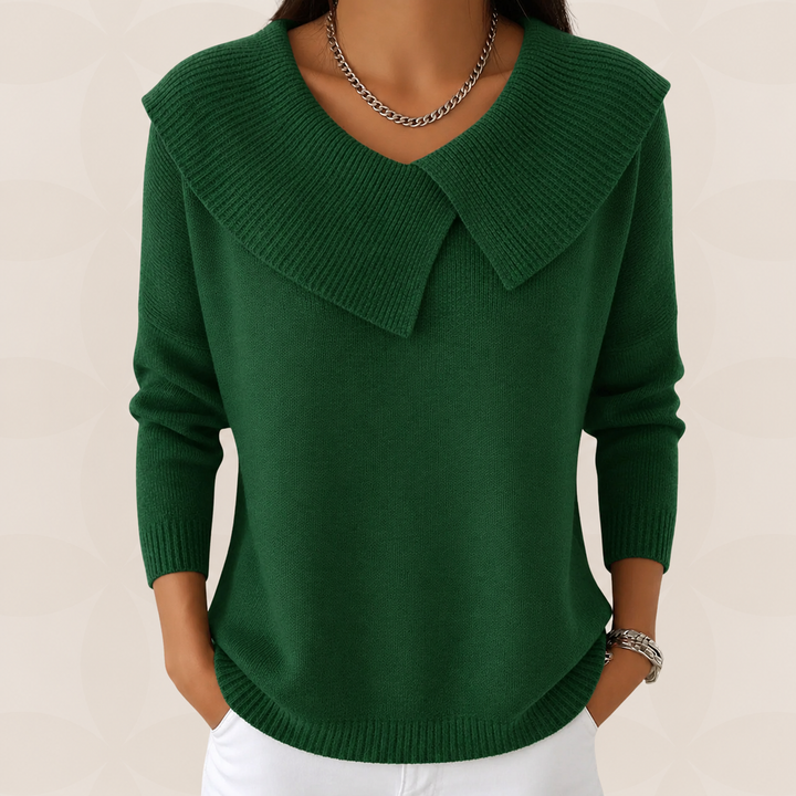 Women's Collared Long Sleeve Jumper - photo 1