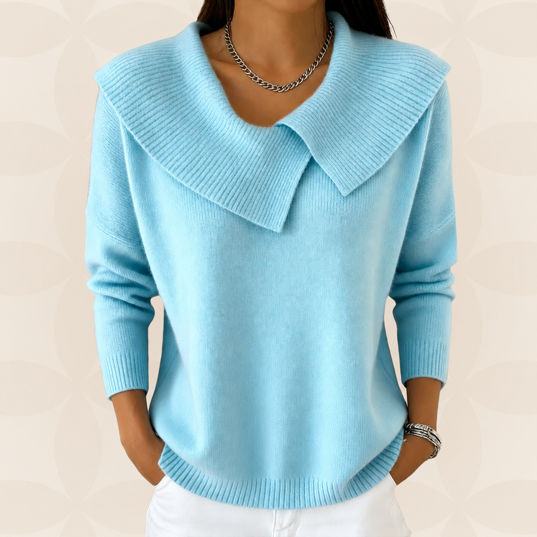 Women's Collared Long Sleeve Jumper - photo 4