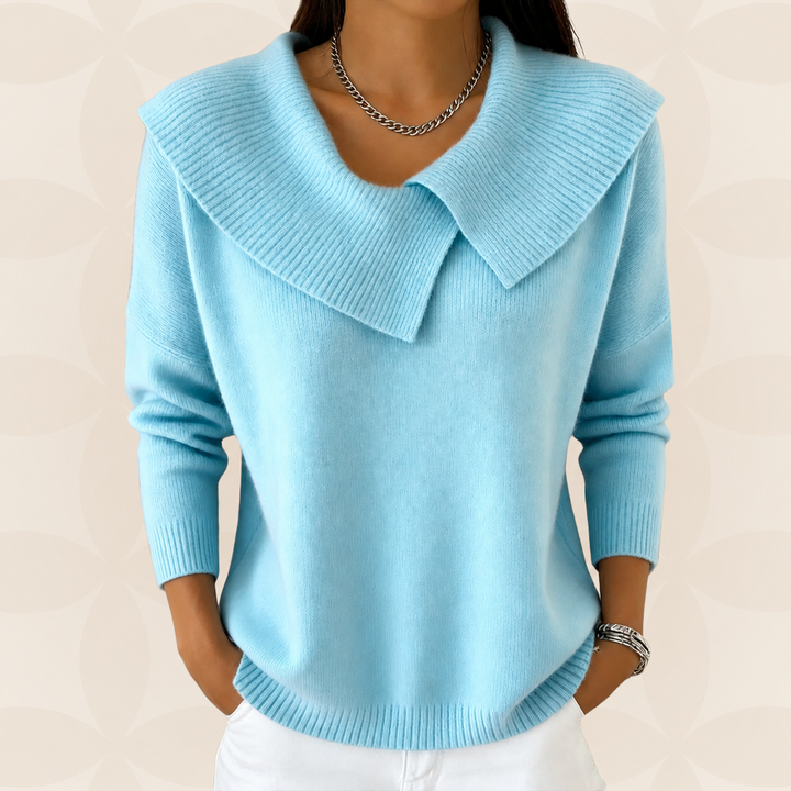 Women's Collared Long Sleeve Jumper - photo 4