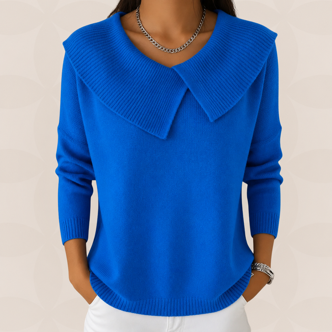 Women's Collared Long Sleeve Jumper - photo 5