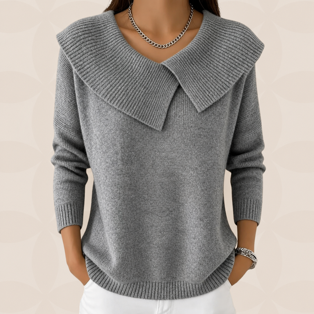Women's Collared Long Sleeve Jumper - photo 6