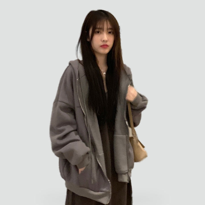Women's Relaxed Zip-Front Hoodie - photo 14