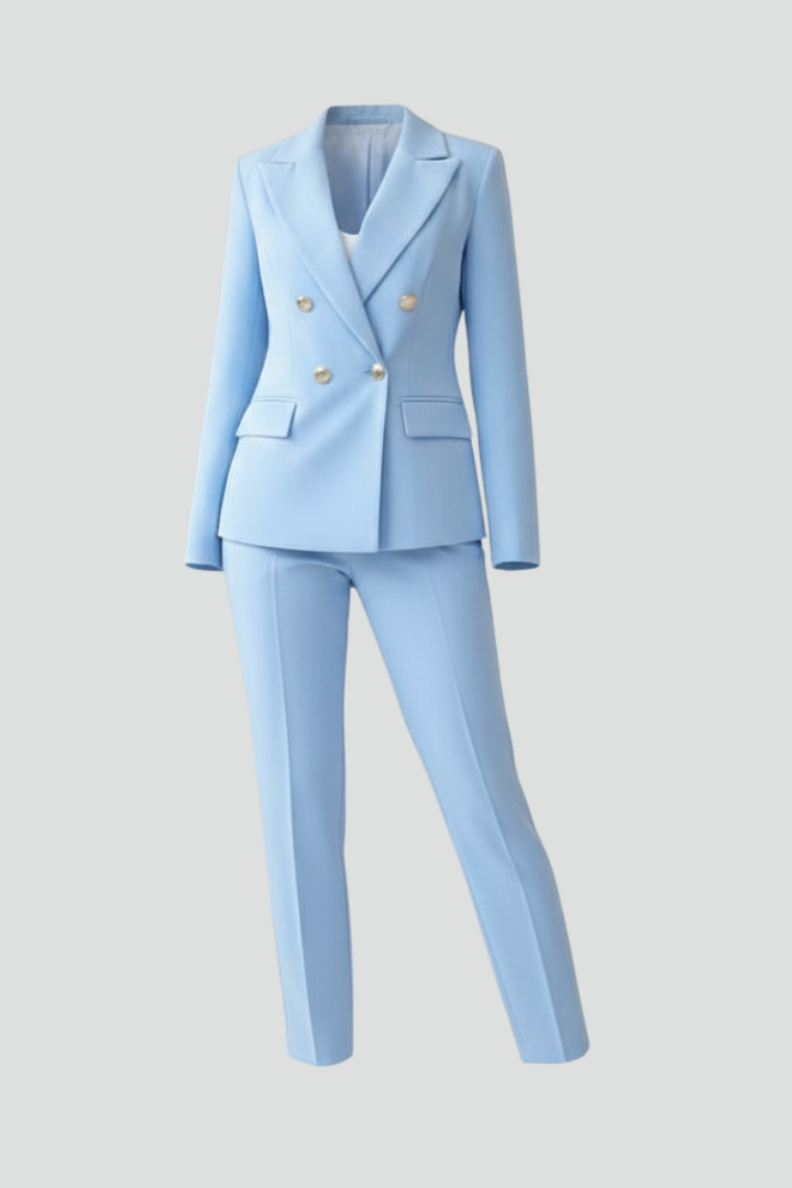 Women's Blazer and Trousers Two-Piece Suit Set - photo 11