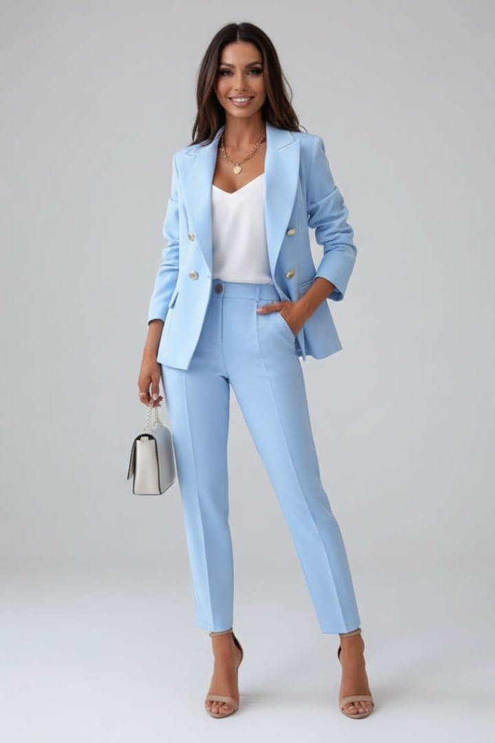 Women's Blazer and Trousers Two-Piece Suit Set - photo 13