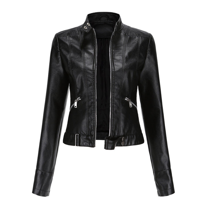 Women's Zip-Front Collared Bomber Jacket - photo 1