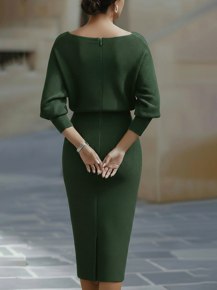 Women's Cocktail Dress with Cowl Neckline - photo 8