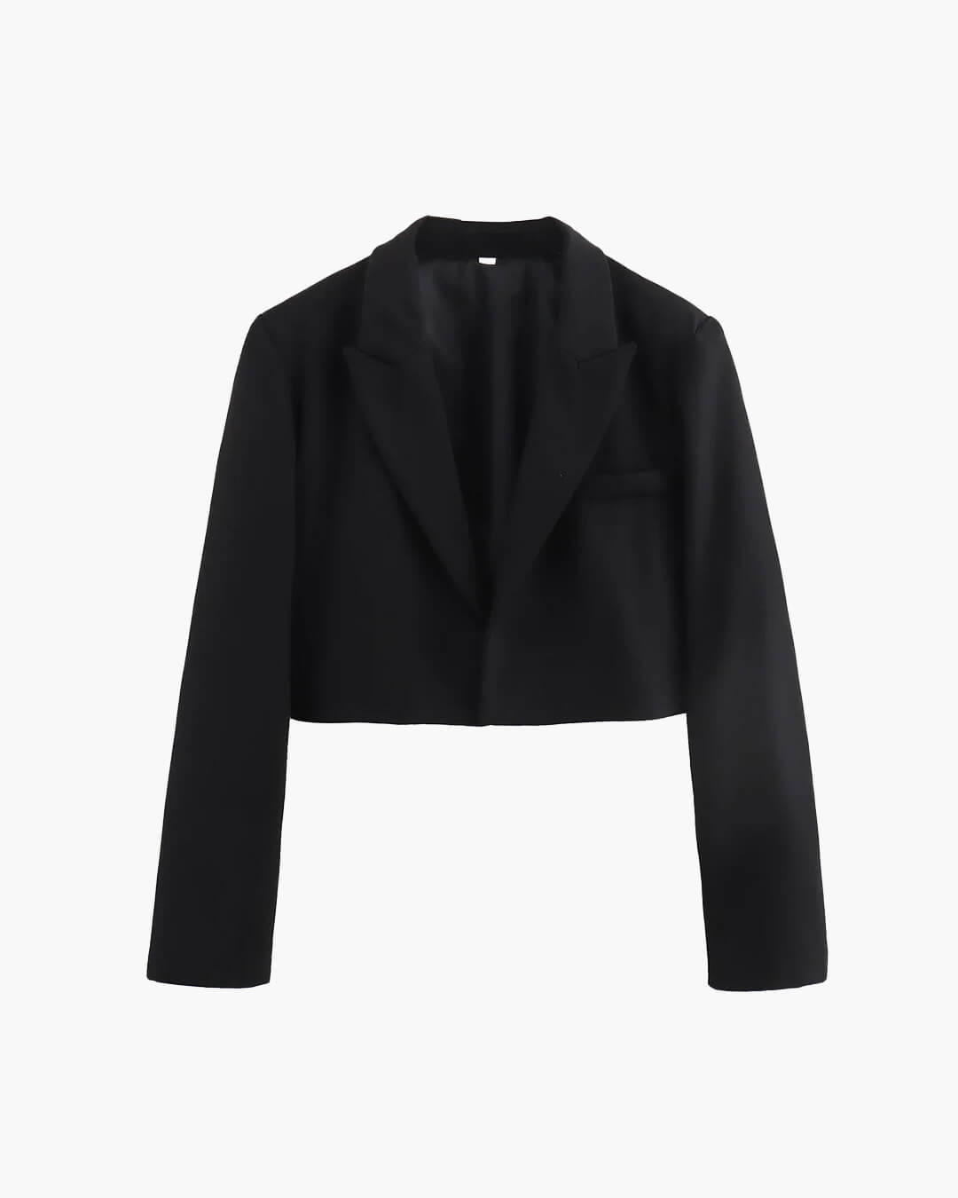 Pamela - Women's Cropped Puffer Jacket with Structured Shoulders