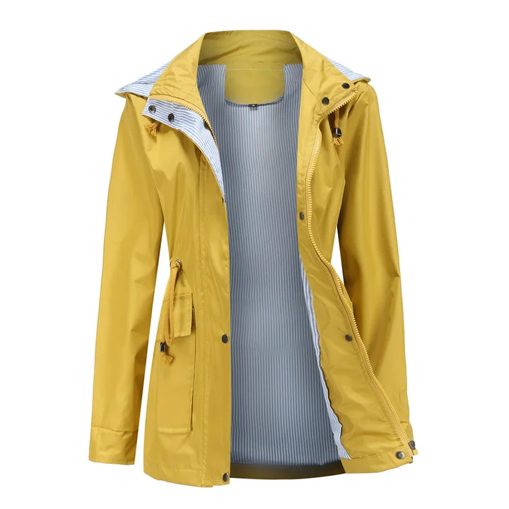 Women's Waterproof Trench Coat with Wool Blend Lining - photo 10
